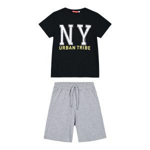 Boy΄s jersey set with a print on the front side