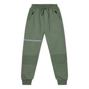 Boy΄s sweatpants with ribbed panelling and print