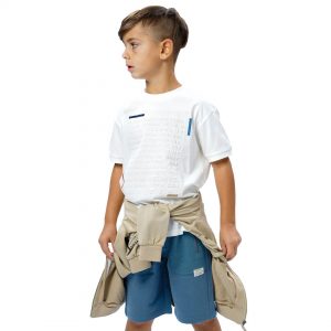 Βερμούδα με τσέπες από ύφασμα ριπ για αγόρι