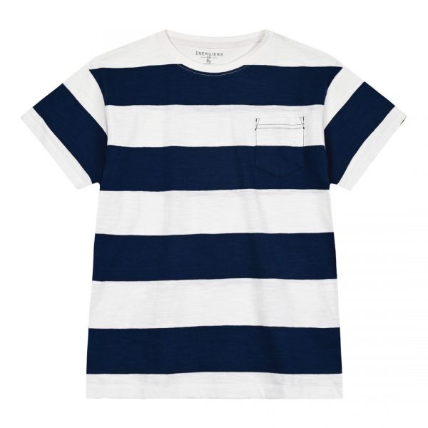 Boy΄s stripped jersey t-shirt with pocket