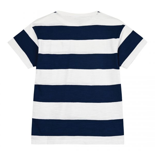 Boy΄s stripped jersey t-shirt with pocket