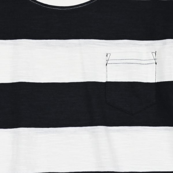 Boy΄s stripped jersey t-shirt with pocket