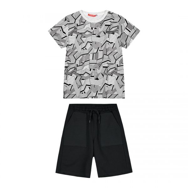 Boy΄s jersey set with printed shirt