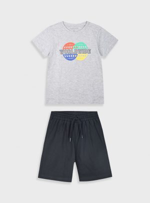 Set with print for boys