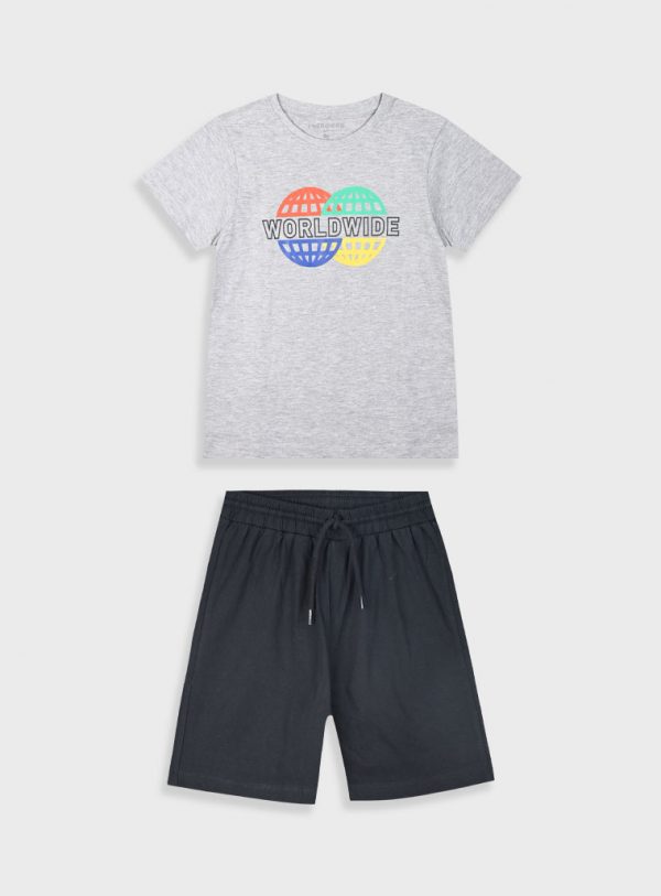 Set with print for boys