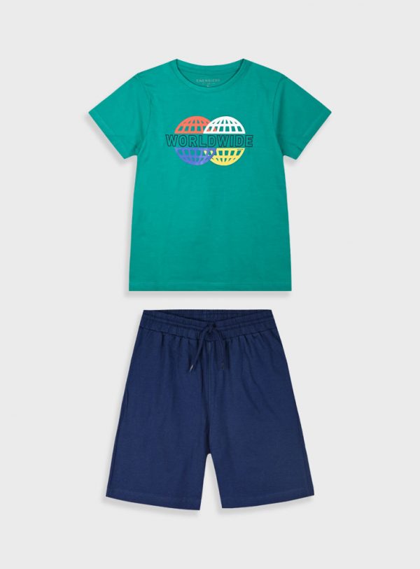 Set with print for boys