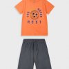 Set with print for boys