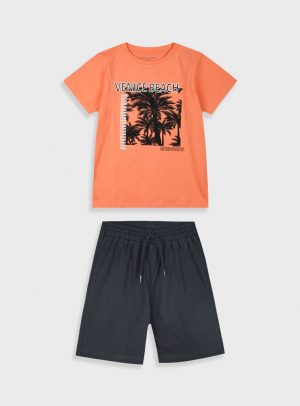 Set with print for boys