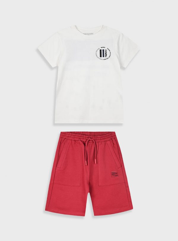 Set with print for boys