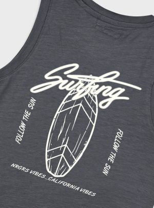 Tank top with print for boys