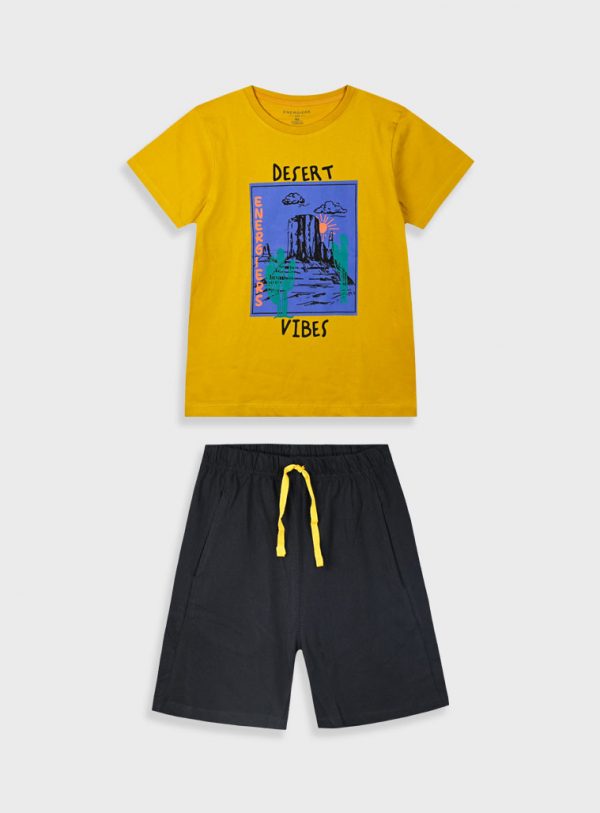 Set with print for boys