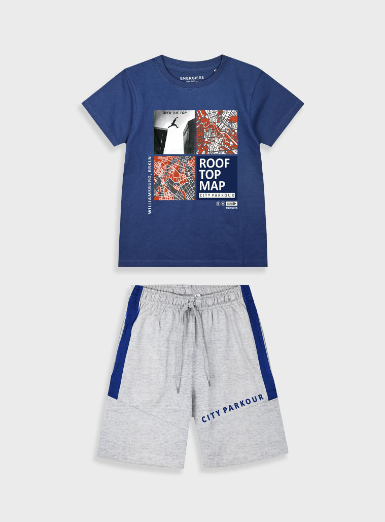 Set with print for boys