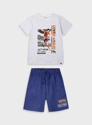 Set with print for boys