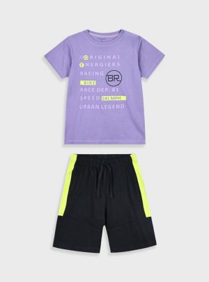 Set with print for boys