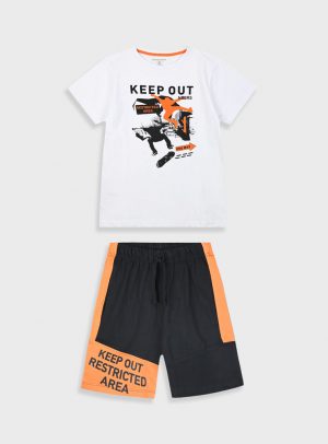 Set with print for boys