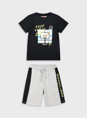 Set with print for boys