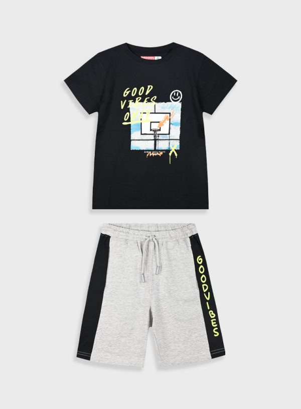 Set with print for boys
