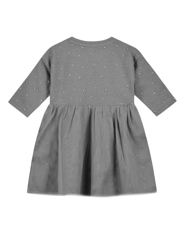 Baby dress with stars and soft tulle. (0-18 Months)