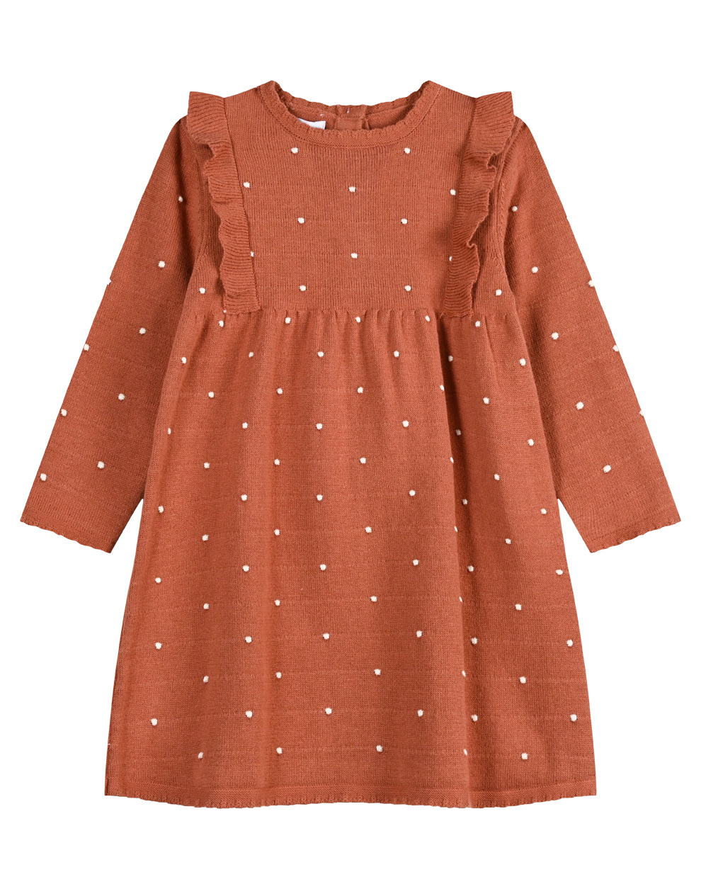 Baby knitted dress easy opening 0 18 Months Kids Garden