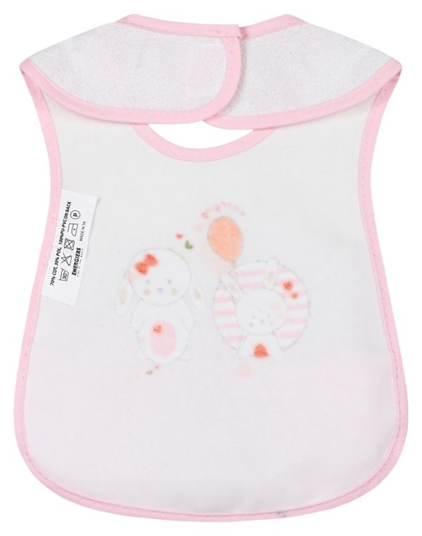 Energiers baby bib with sound for girls
