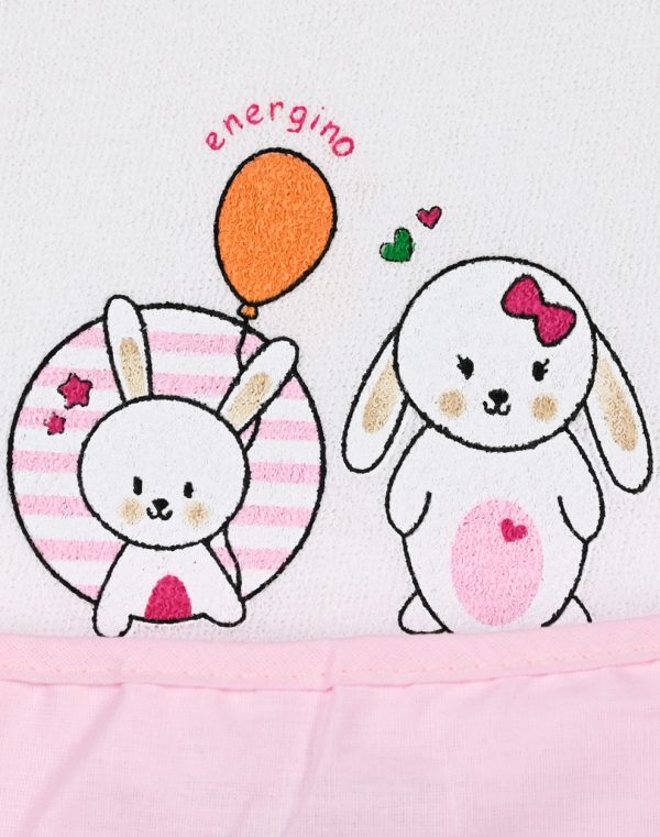 Energiers baby bib with sound for girls