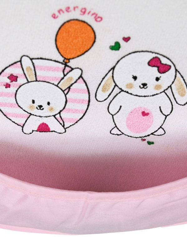 Energiers baby bib with sound for girls