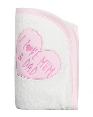 Energiers baby towel/bathrobe for girl (One size)