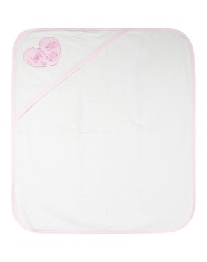 Energiers βρεφική πετσέτα/μπουρνουζι για κορίτσι (One size)