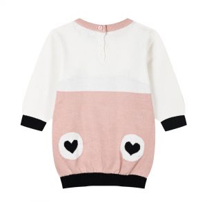 Baby knit dress for girls (3 - 24 months)