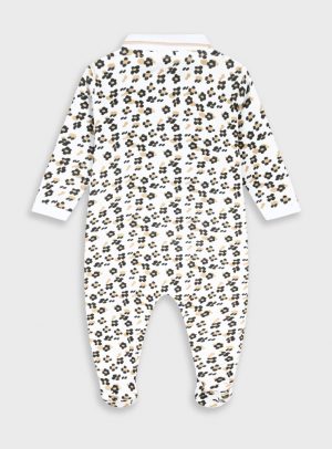 Baby leopard print romper