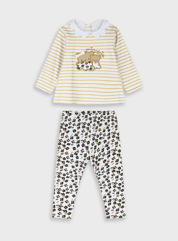 Baby 2 piece set shirt with leggings