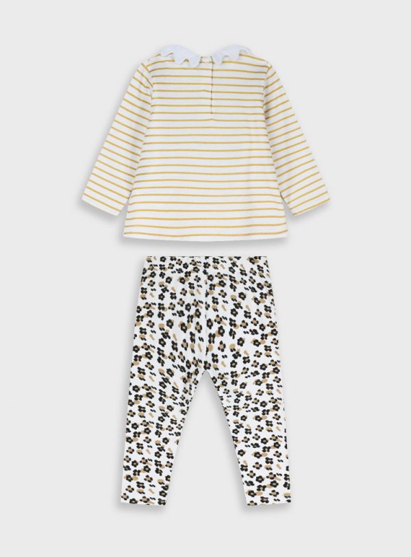 Baby 2 piece set shirt with leggings