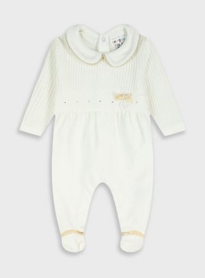 Baby velvet romper