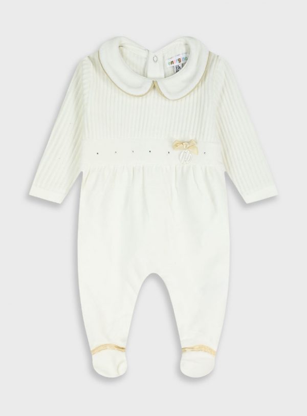 Baby velvet romper