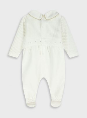 Baby velvet romper