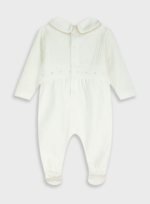 Baby velvet romper