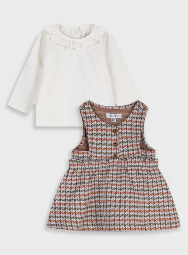 Baby 2 piece set shirt with dress