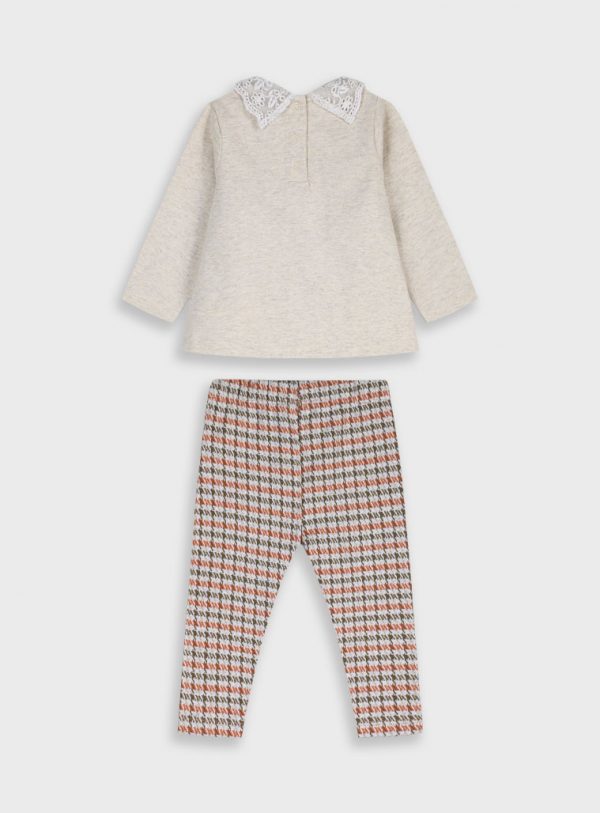 Baby 2 piece set shirt with leggings