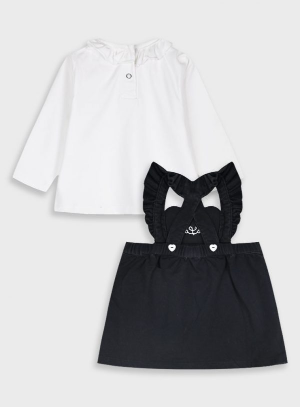 Baby 2 piece set shirt with dress