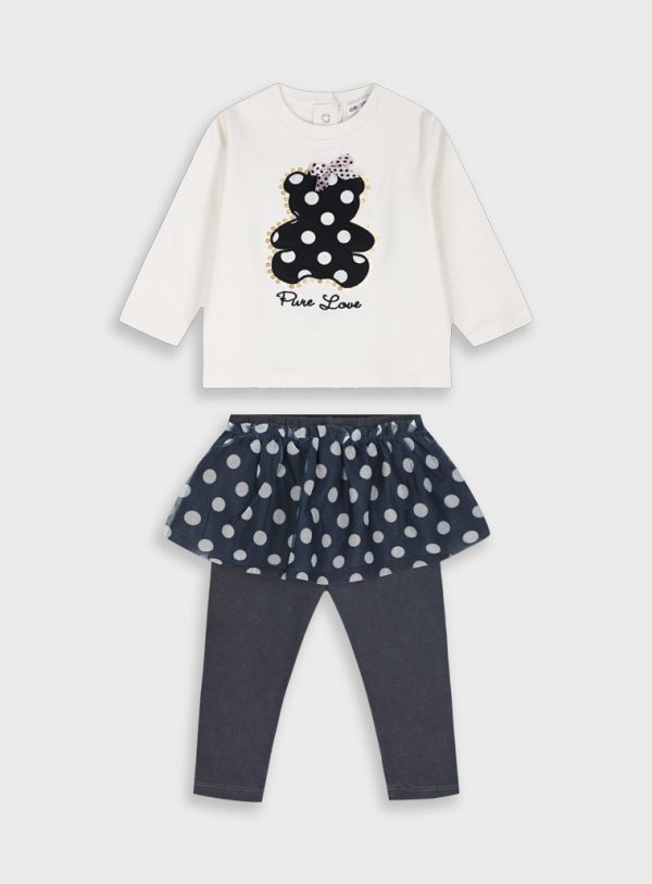 Baby 2 piece set shirt with leggings