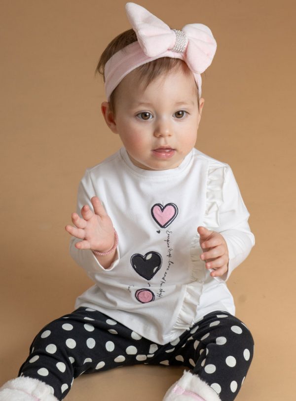 Baby 2 piece set shirt with leggings