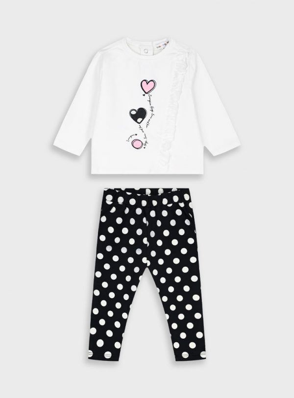 Baby 2 piece set shirt with leggings