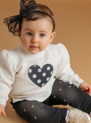 Baby 2 piece set shirt with jeans