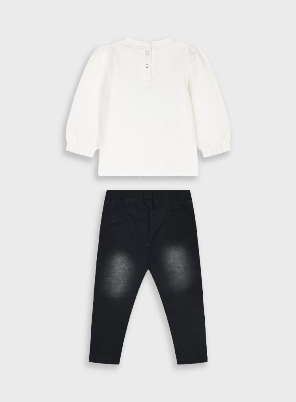 Baby 2 piece set shirt with jeans