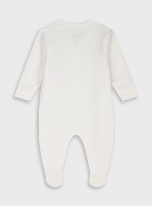 Baby quilted romper