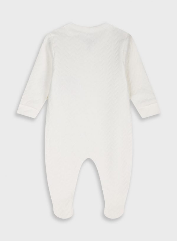 Baby quilted romper