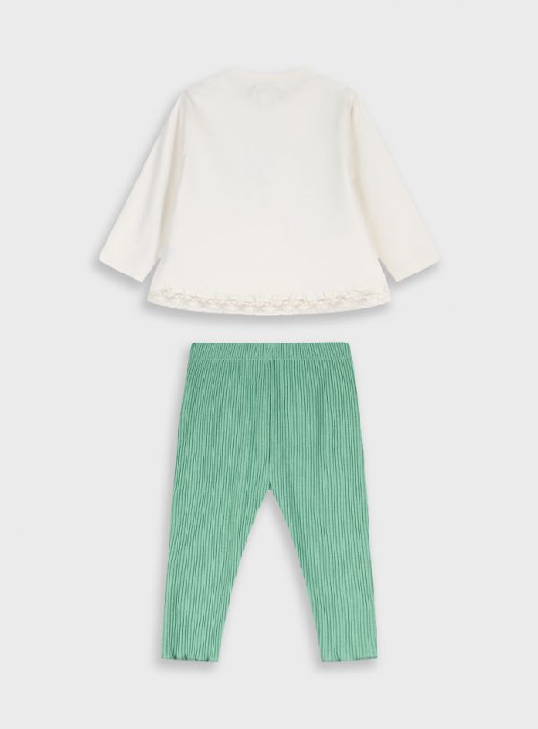 Baby 2 piece set shirt with leggings