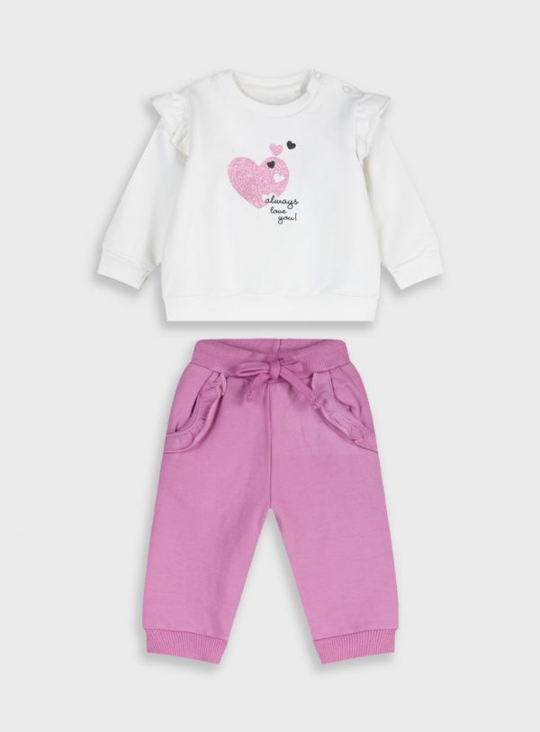 Baby fleece tracksuit