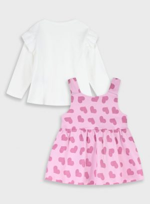Baby 2 piece set shirt with dress