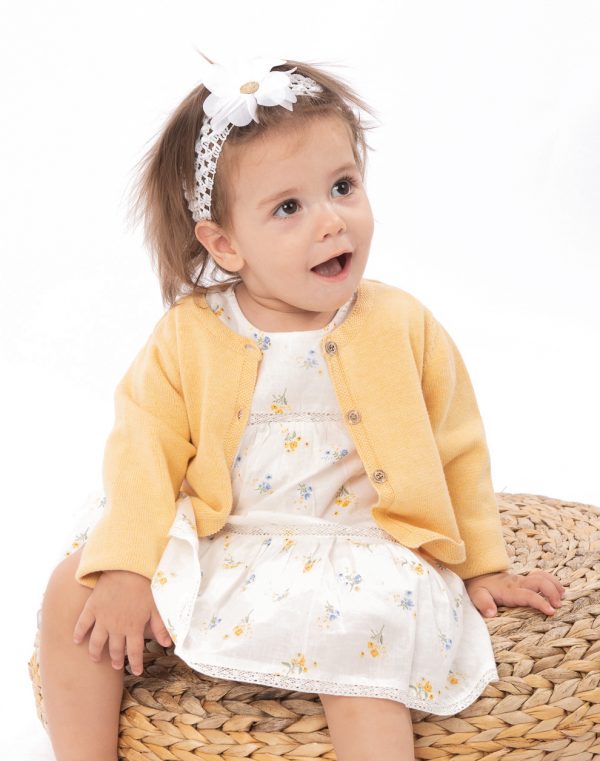 Baby girl΄s knitted bolero (3-18 months)